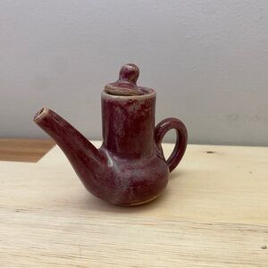 Miniature pottery teapot